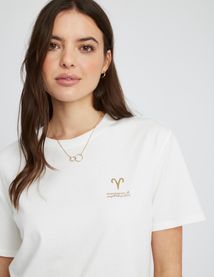 T-shirt imprimé signe astro bélier