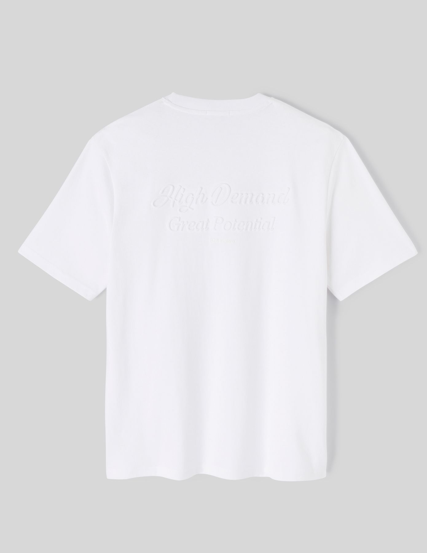 T-shirt embossé devant dos