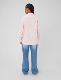 Chemise ray&eacute;e oversize