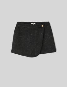 Jupe short en tweed