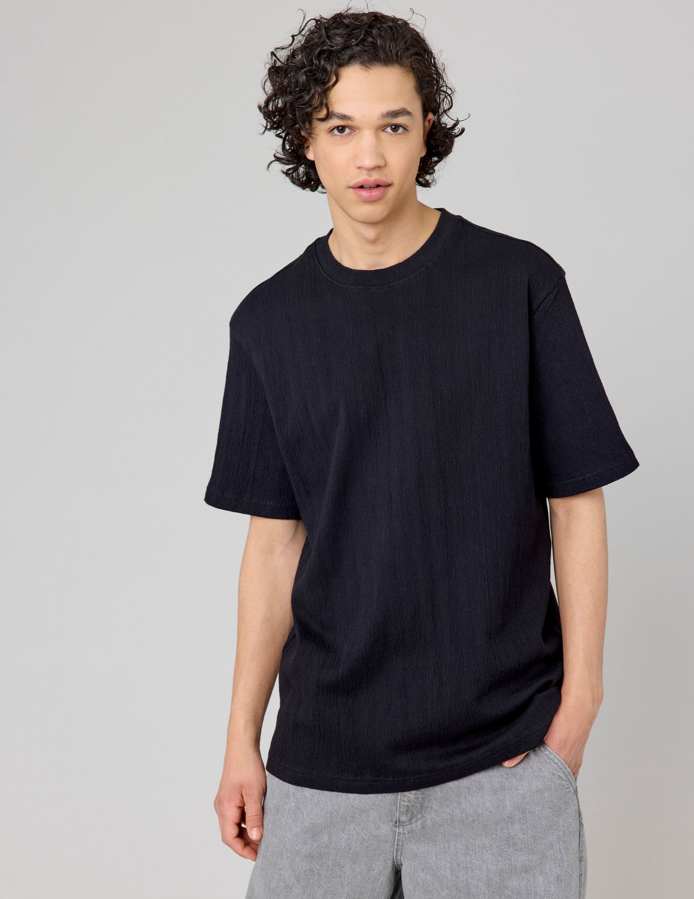 T-shirt matière fantaisie