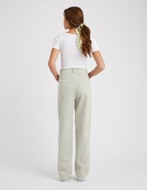 Pantalon straight velours