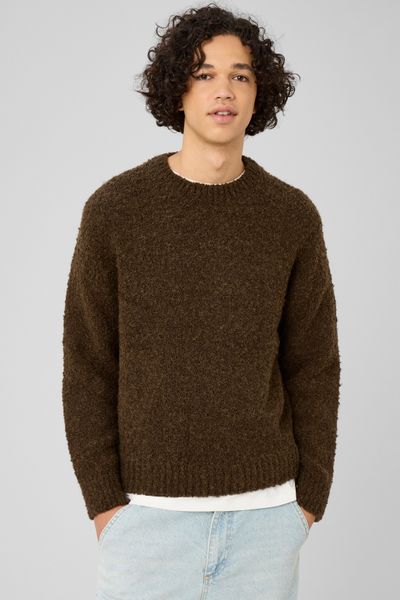 Pull maille bouclette