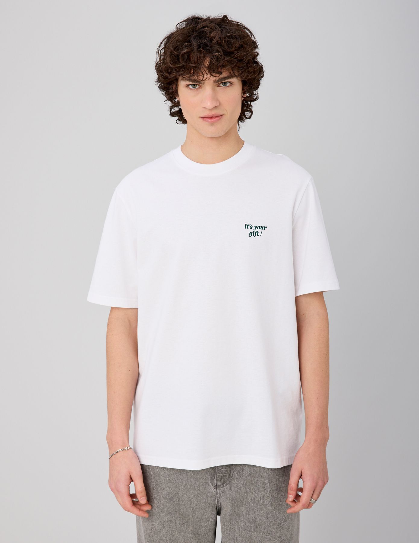 T-shirt imprim&eacute; devant/dos