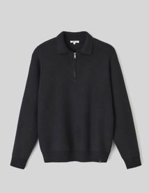 Pull col polo zippé