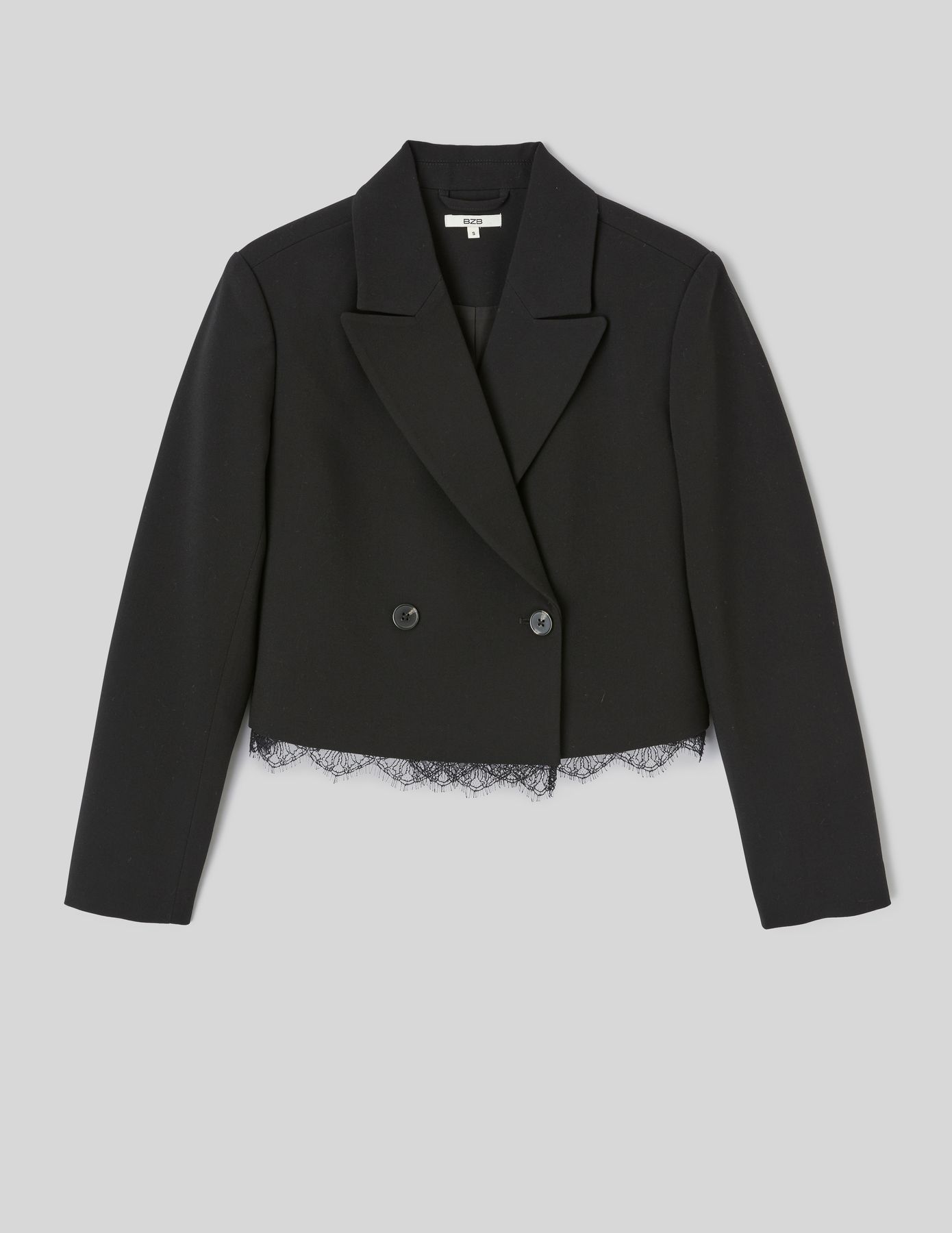 Veste tailleur courte dentelle