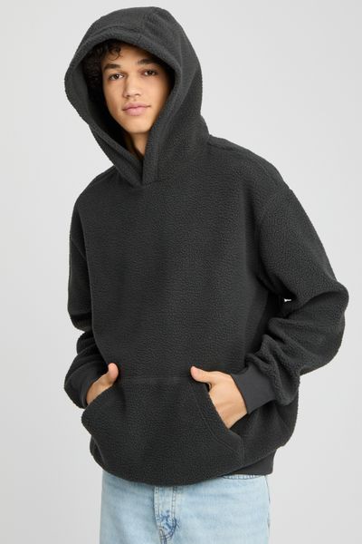 Sweat sherpa à capuche