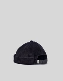 Bonnet docker en velours côtelé