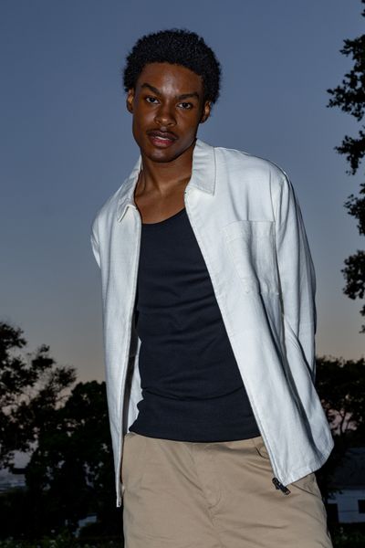 Veste zipp&eacute;e textur&eacute;e