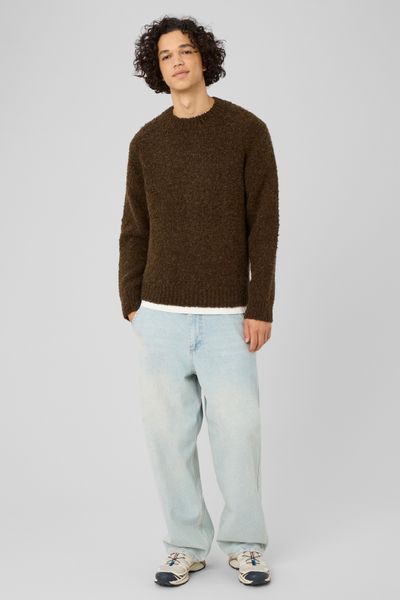 Pull maille bouclette