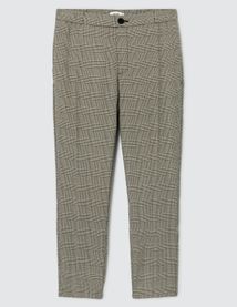Pantalon de ville à carreaux