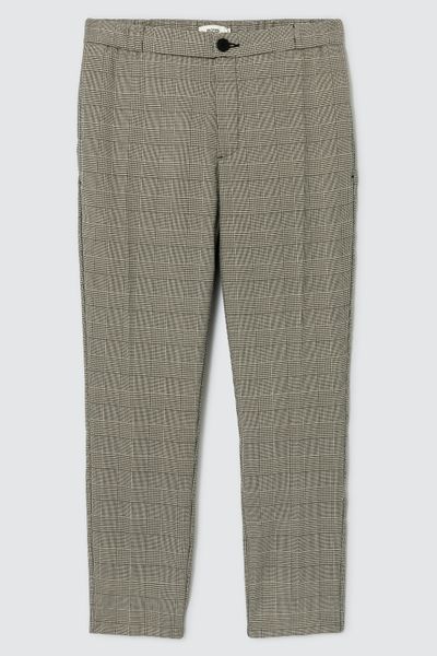 Pantalon de ville à carreaux