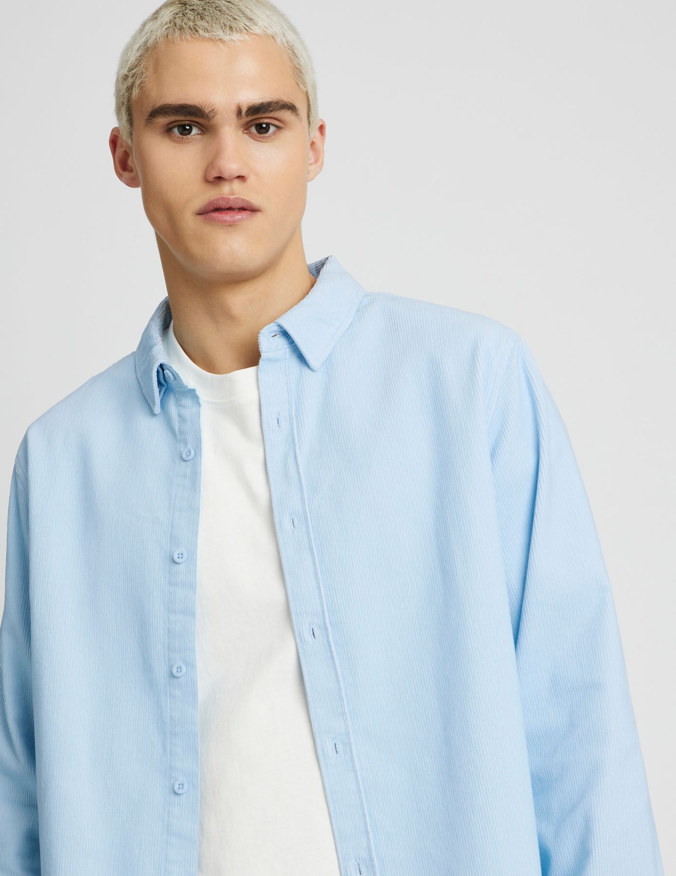 Chemise velours unie