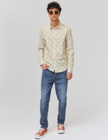 Jean straight double stone used