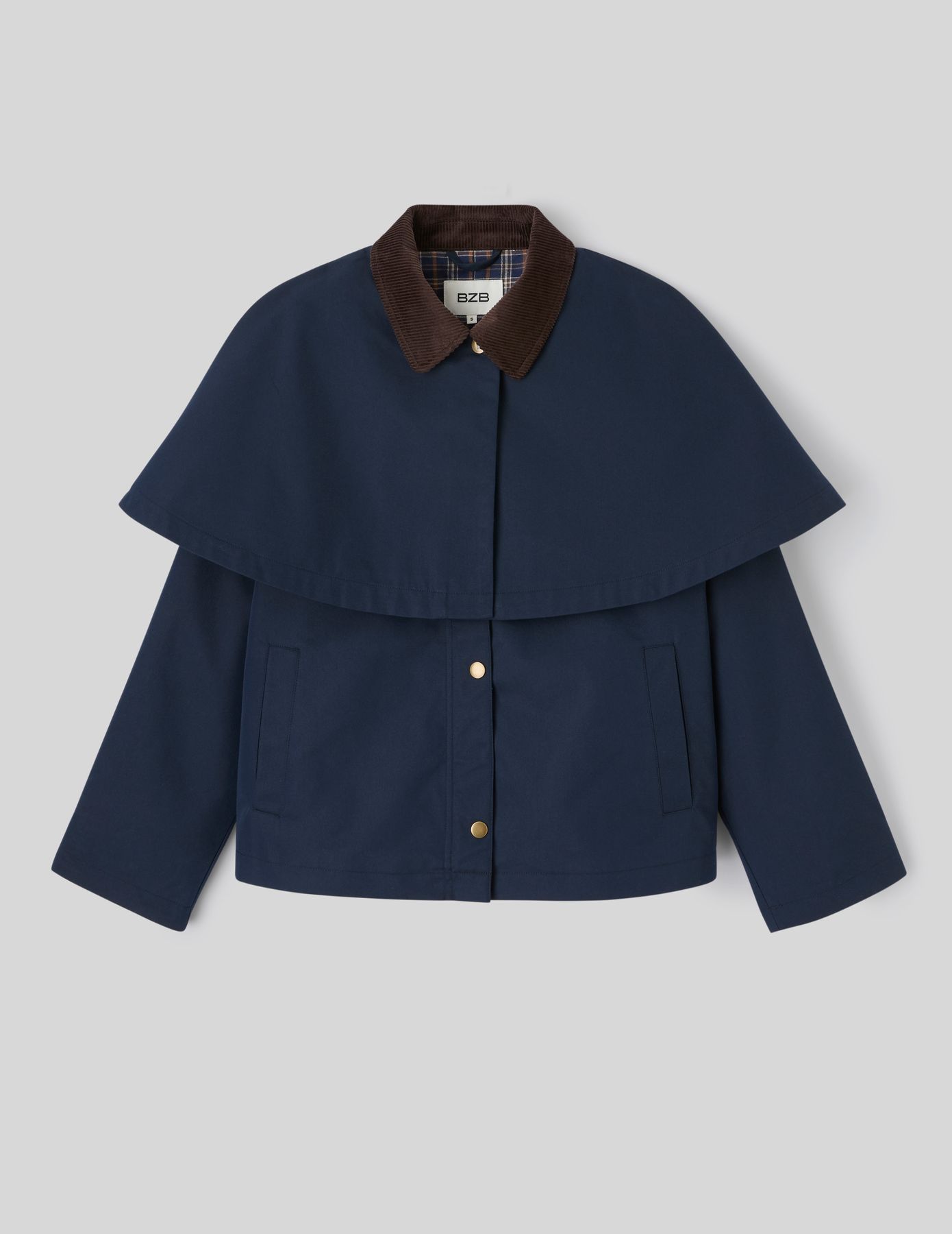Veste cape amovible
