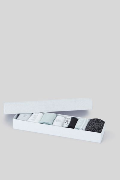 Coffret de 7 paires de chaussettes Noel