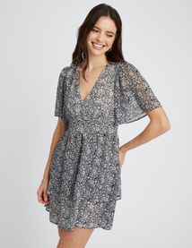 Robe courte imprimée
