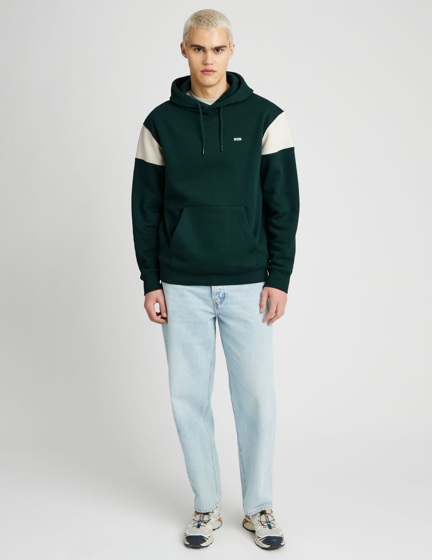 Sweat à capuche colorblock