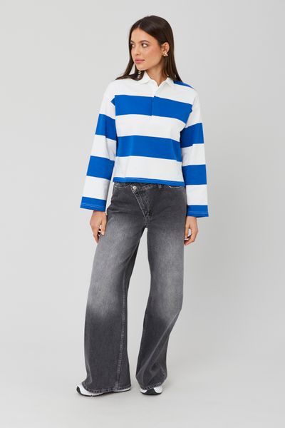 T-shirt col polo ray&eacute;