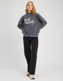 Sweat col montant pailleté