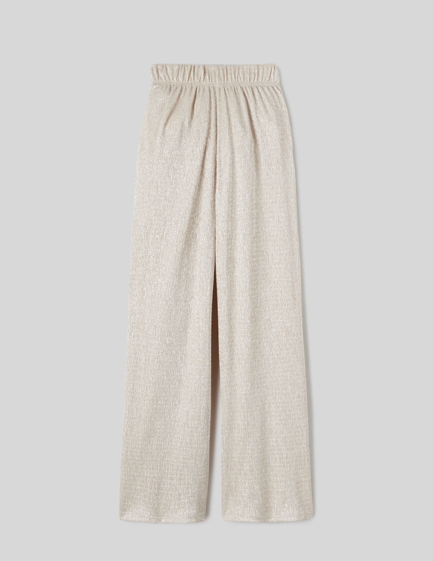 Pantalon texturé et pailleté