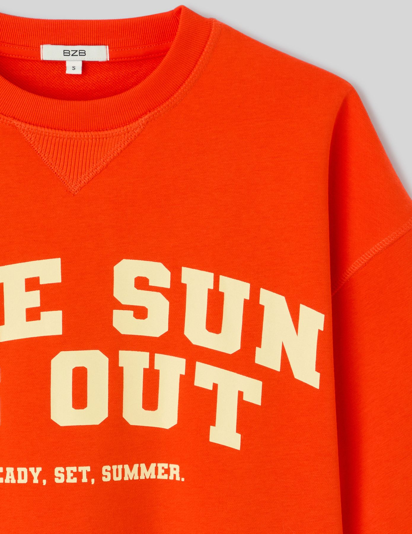 Sweat imprim&eacute; manches courtes