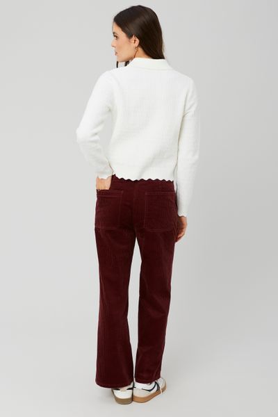 Gilet col polo boutonné