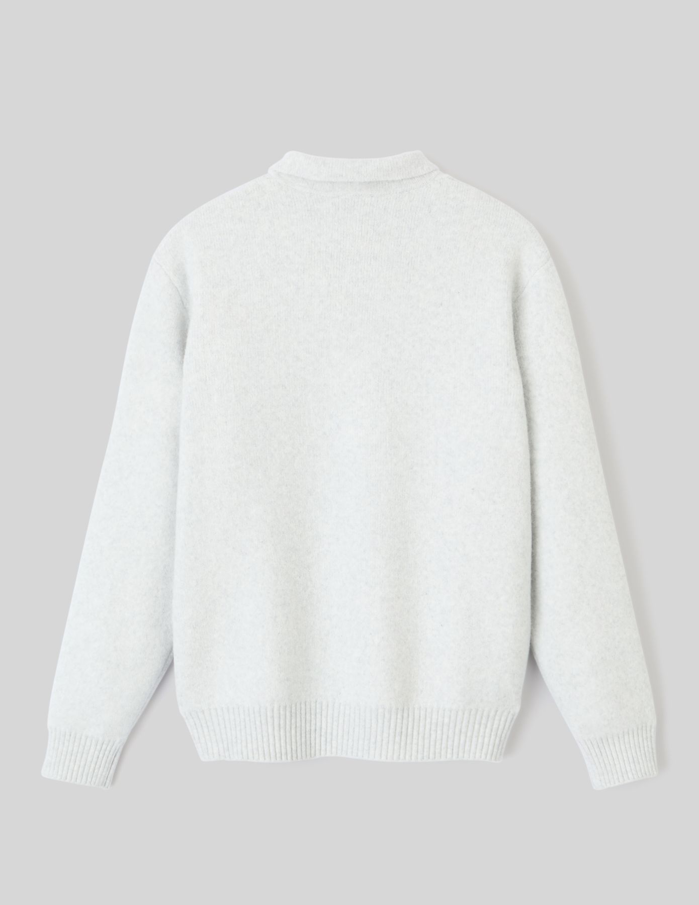 Pull col polo zippé