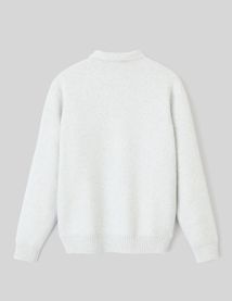 Pull col polo zippé