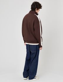 Sweat col montant à bande