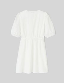 Robe courte en broderie anglaise