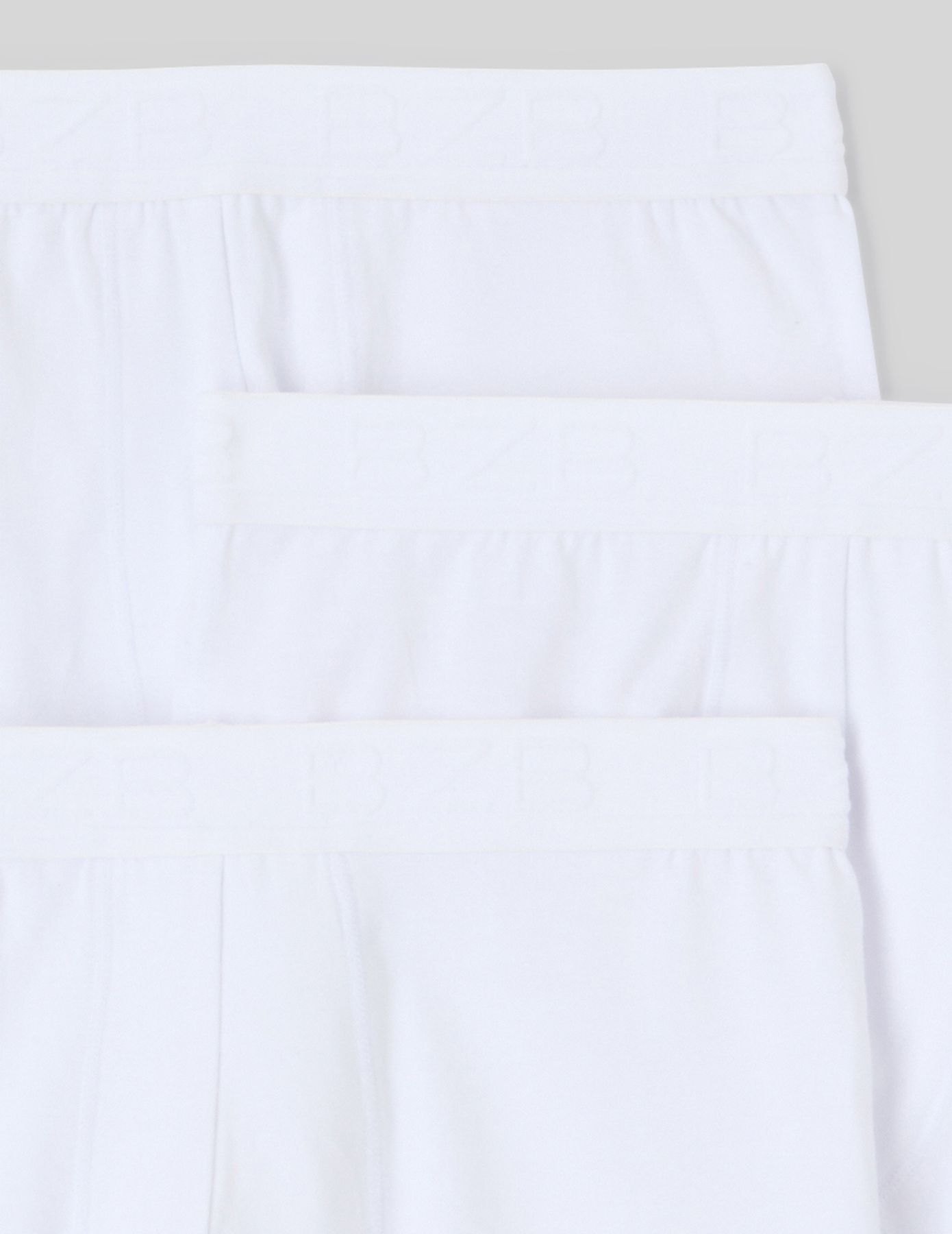 Lot de 3 boxers unis