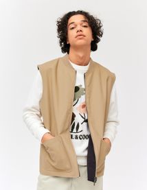 Veste réversible sans manches