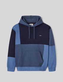 Sweat à capuche colorblock