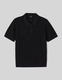 Polo maille fantaisie