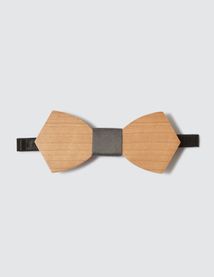 Noeud papillon en bois