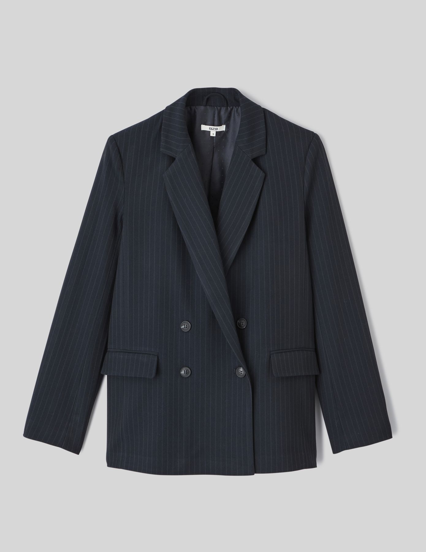 Veste blazer rayée polyester recyclé
