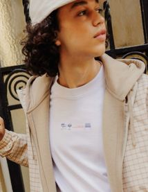 T-shirt imprim&eacute; devant/dos