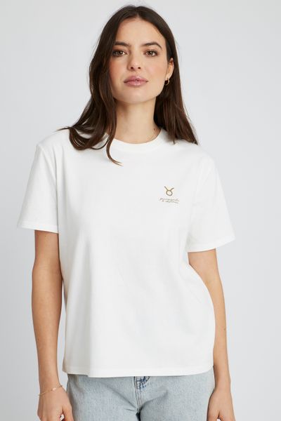 T-shirt imprimé signe astro taureau