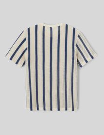 T-shirt tricot à rayures