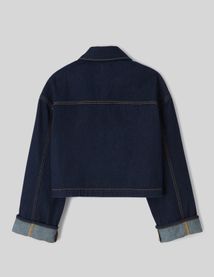 Veste en jean brut