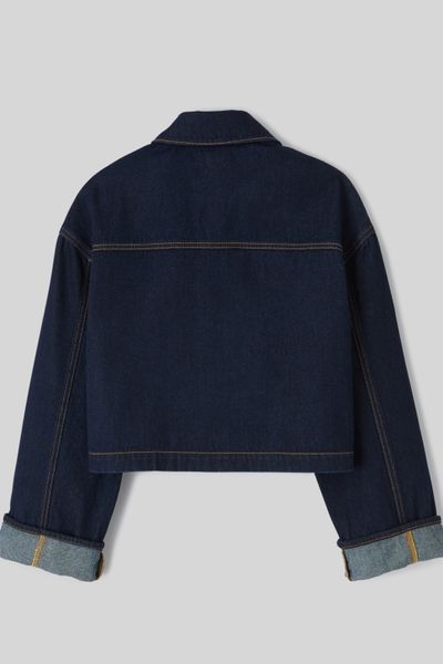 Veste en jean brut