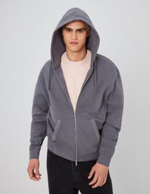 Sweat zippé ouverture double