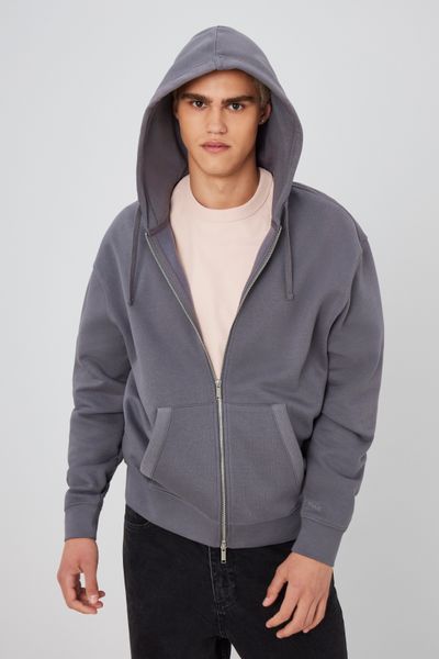Sweat zippé ouverture double