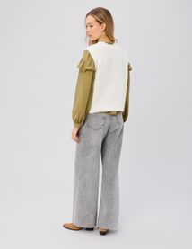 Pull sans manches uni