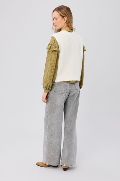 Pull sans manches uni