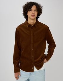 Chemise droite en velours