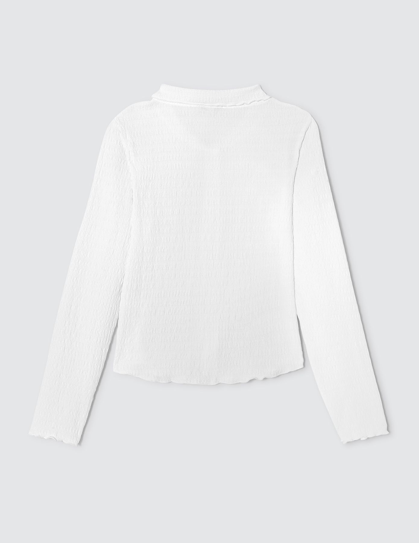 T-shirt boutonn&eacute; col chemise