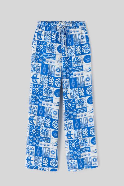 Pantalon fluide imprimé