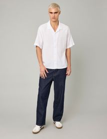 Chemise manches courtes imprimé homard